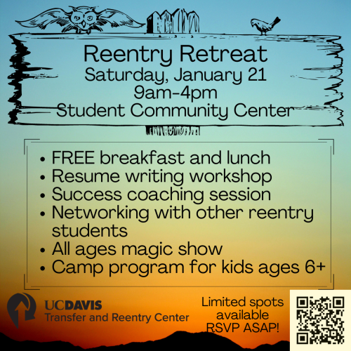 Flyer for Reentry Retreat